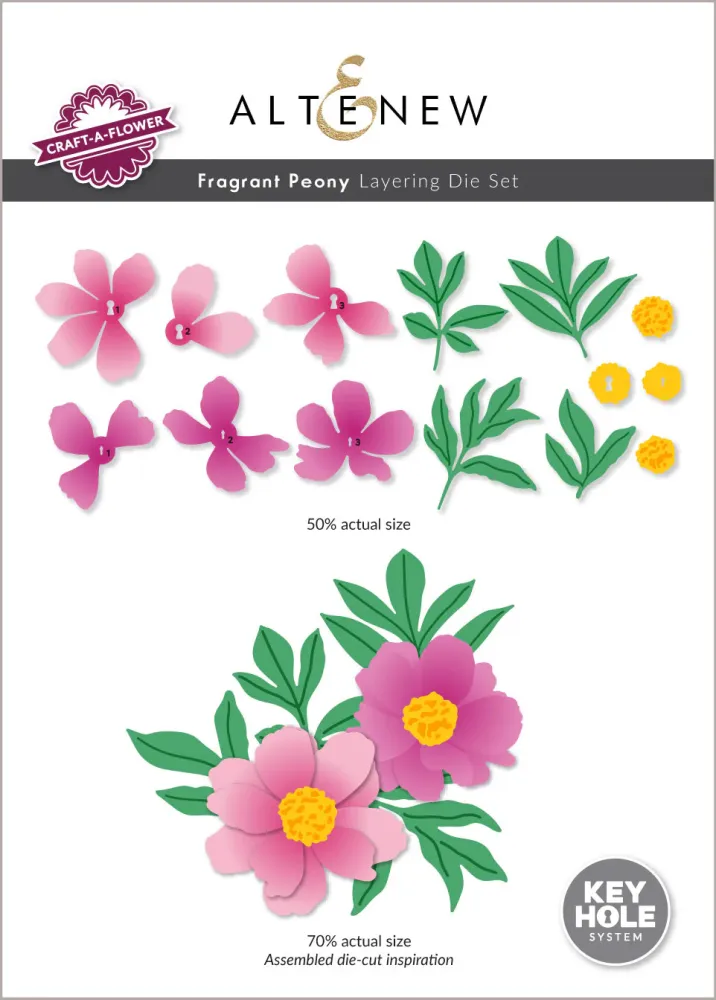 Altenew Craft-A-Flower: Fragrant Peony - Papiria